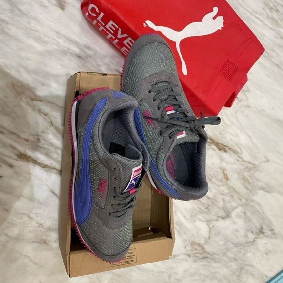 Puma Steeple Glitter Juniors - Picture 2 of 10